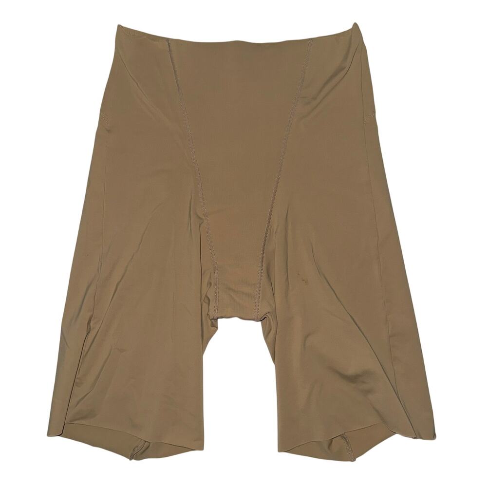 Jockey‎ Bike Short Shapewear Tan Nude High Waisted Size Large RN114267